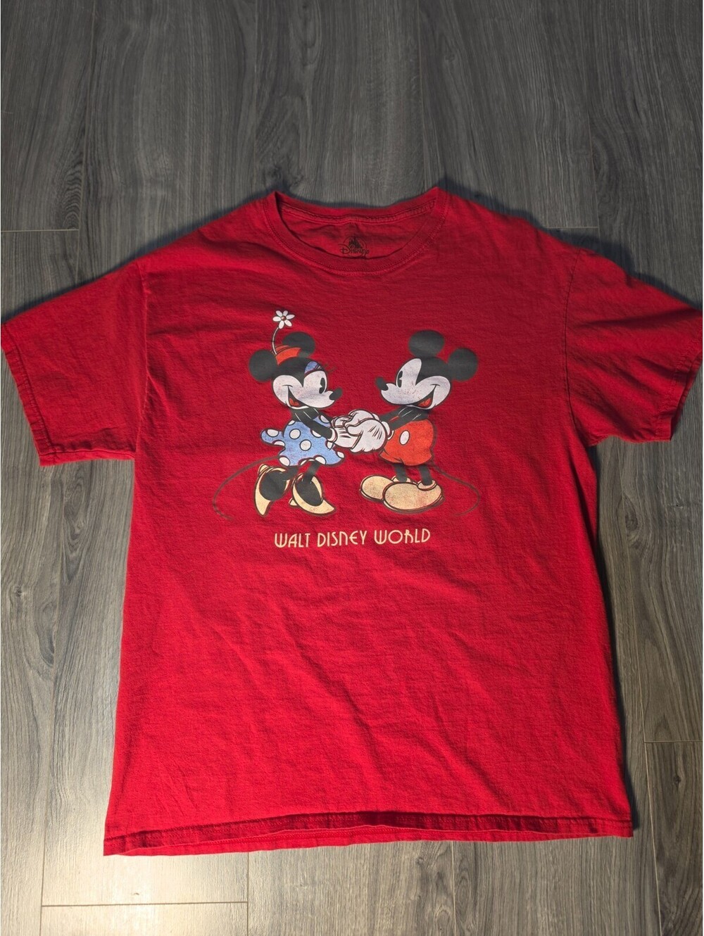 Disney Parks Walt Disney World Mickey Minnie Mouse T-shirt Adult Unisex Large